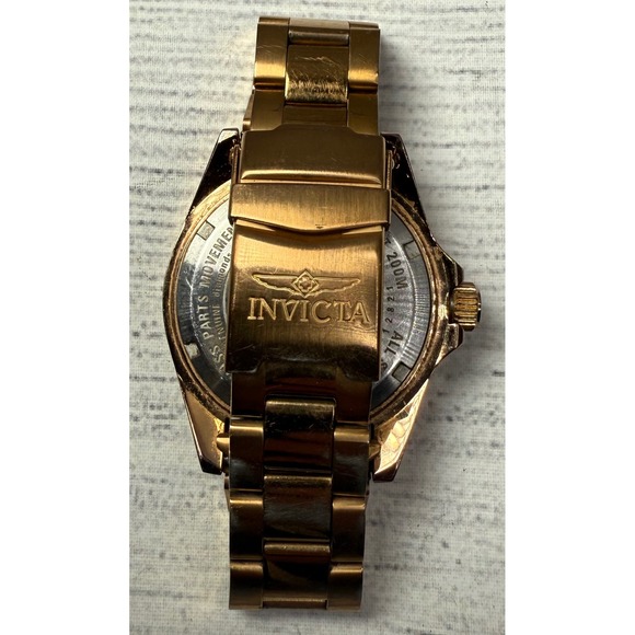 Invicta Pro‎ Diver Gold Tone Women\'s Watch with Diamonds Stainless Steel main image 4